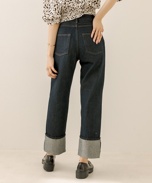 OLIVE des OLIVE（オリーブデオリーブ）の「ロールアップデニムパンツ（デニムパンツ・レディース・ブルー/ワンウォッシュ・SMALL/MEDIUM）」の16枚目の写真