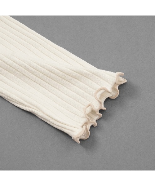 flower(フラワー)の「フラワーイニシャルトップ(Tシャツ/カットソー・レディース・アイボリー/グレー・FREE)」の17枚目の写真