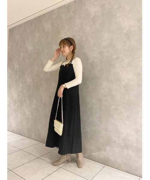 flower(フラワー)の「フラワーイニシャルトップ(Tシャツ/カットソー・レディース・アイボリー/グレー・FREE)」の8枚目の写真