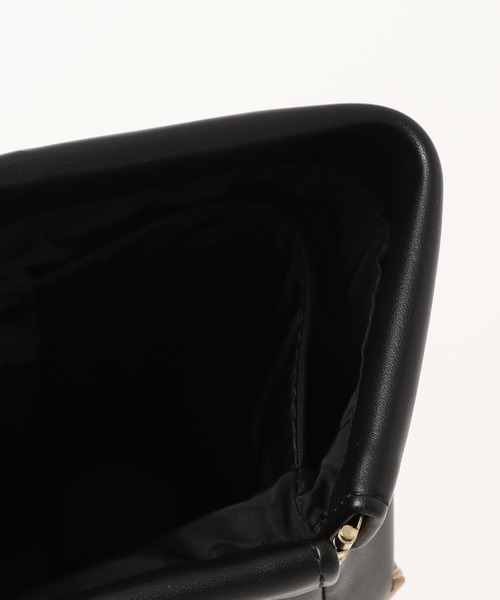 the case（ザケース）の「小物がスッキリまとまるコスメポーチ Leather Pocket Pouch（ポーチ・レディース・ブラック/ブラウン/アイボリー/グレイッシュベージュ/カーキ・FREE）」の6枚目の写真