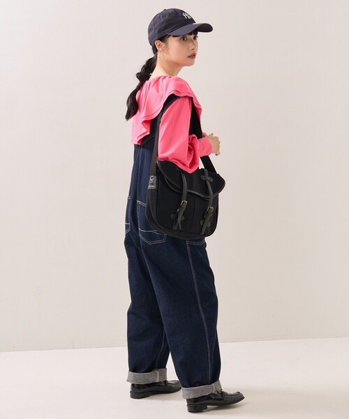 FREAK'S STORE（フリークスストア）の「2wayダブルフリルリボンカットTEE（Tシャツ/カットソー・レディース・オフホワイト/ブラック/ピンク・ﾌﾘ-）」の11枚目の写真