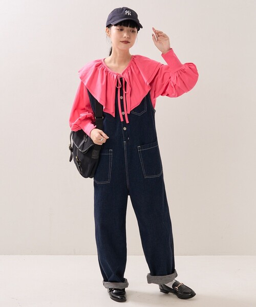 2wayダブルフリルリボンカットTEE フリークスストア 完売品！フリークスストア♡ 2wayダブルフリルリボンカットTEE - メルカリ