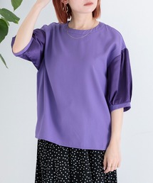 Paradise Picnic | サテン切替ビッグプルオーバー(Tシャツ/カットソー)