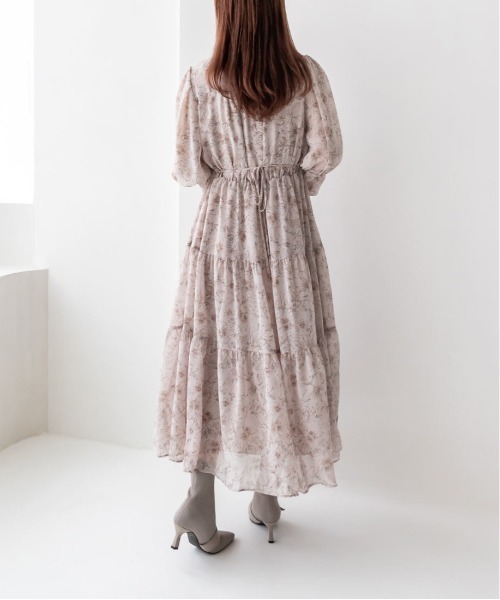 RANDA(ランダ)の「フラワープリントワンピース(ワンピース・レディース・ブラック/ベージュ/ピンク・1/0)」の20枚目の写真