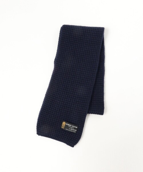 BEAMS(ビームス)の「ROBERT MACKIE × BEAMS / 別注 POPCORN MUFFLER(マフラー・メンズ・グレー/ライトブラウン/ネイビー/ブラック/オフホワイト・ONE SIZE)」の18枚目の写真