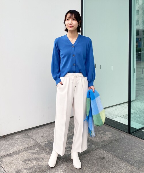 OPAQUE.CLIP（オペークドットクリップ）の「◆スクエアトゥ円柱ヒールショートブーツ（ブーツ・レディース・ベージュ系6/ホワイト/ブラック系6・03/02）」の19枚目の写真