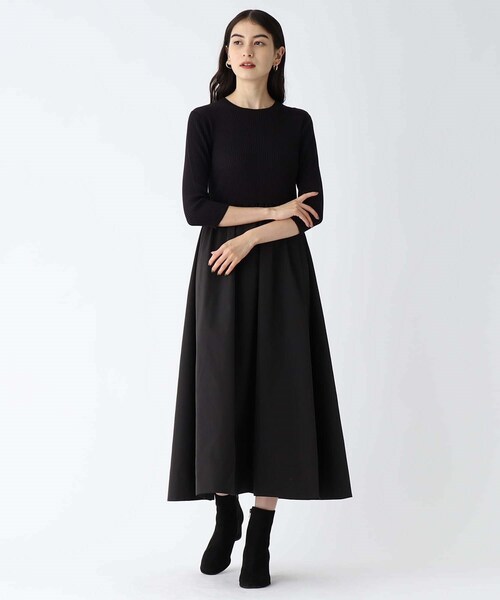 OPAQUE.CLIP（オペークドットクリップ）の「◆スクエアトゥ円柱ヒールショートブーツ（ブーツ・レディース・ベージュ系6/ホワイト/ブラック系6・03/02）」の15枚目の写真