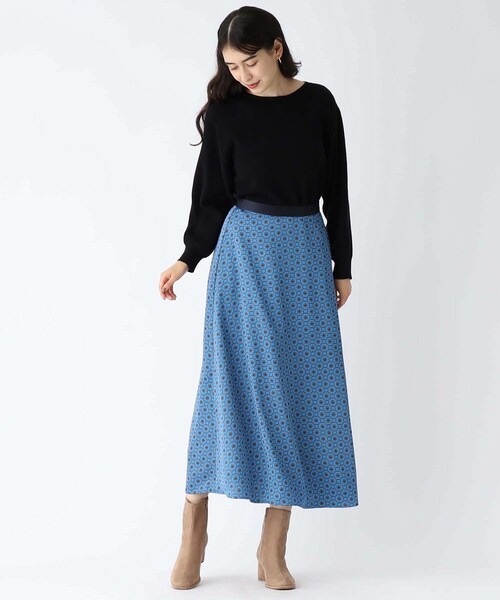 OPAQUE.CLIP（オペークドットクリップ）の「◆スクエアトゥ円柱ヒールショートブーツ（ブーツ・レディース・ベージュ系6/ホワイト/ブラック系6・03/02）」の20枚目の写真