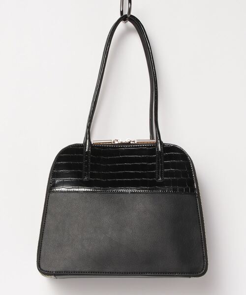 CISLYS(シスリス)の「【CISLYS】Docking croco BAG(ハンドバッグ・レディース・ベージュ/ブラック・FREE)」の2枚目の写真