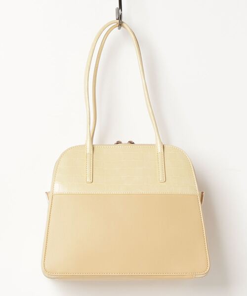 CISLYS(シスリス)の「【CISLYS】Docking croco BAG(ハンドバッグ・レディース・ベージュ/ブラック・FREE)」の14枚目の写真