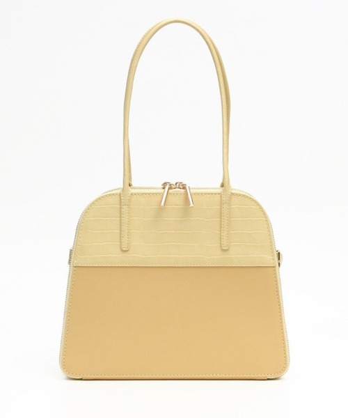 CISLYS(シスリス)の「【CISLYS】Docking croco BAG(ハンドバッグ・レディース・ベージュ/ブラック・FREE)」の10枚目の写真