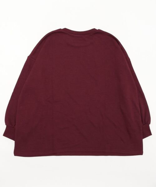 coca(coca)(コカ)の「アソートプリントオーバースウェット(スウェット・レディース・ネイビー/ワインレッド/ライトグレー/ホワイト・M/L)」の20枚目の写真