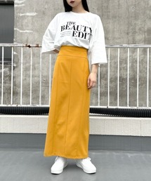 LVEU. | 【ORIGINAL】2way high waist tight skirt / 2WAYハイウエストタイトスカート（サスペンダー付き）(スカート)