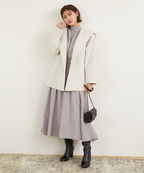 Feroux（フェルゥ）の「チェーンベルトキルティングショルダー バッグ（ショルダーバッグ・レディース・ブラック系・2）」の13枚目の写真