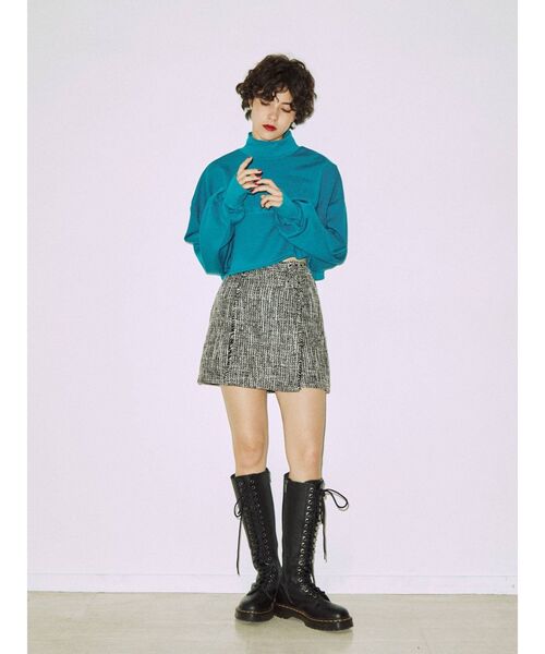 jouetie(ジュエティ)の「ツイードスカパン(その他パンツ・レディース・ブルー/ピンク/ブラック・MEDIUM)」の8枚目の写真