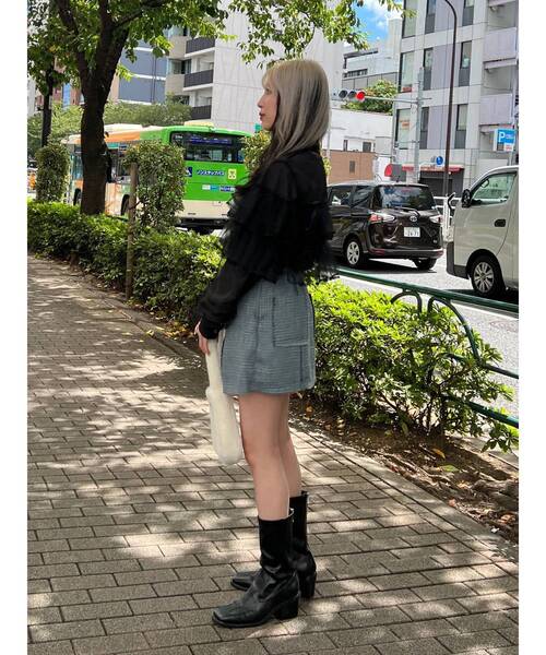 jouetie(ジュエティ)の「ツイードスカパン(その他パンツ・レディース・ブルー/ピンク/ブラック・MEDIUM)」の18枚目の写真