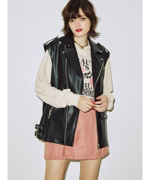 jouetie(ジュエティ)の「ツイードスカパン(その他パンツ・レディース・ブルー/ピンク/ブラック・MEDIUM)」の20枚目の写真