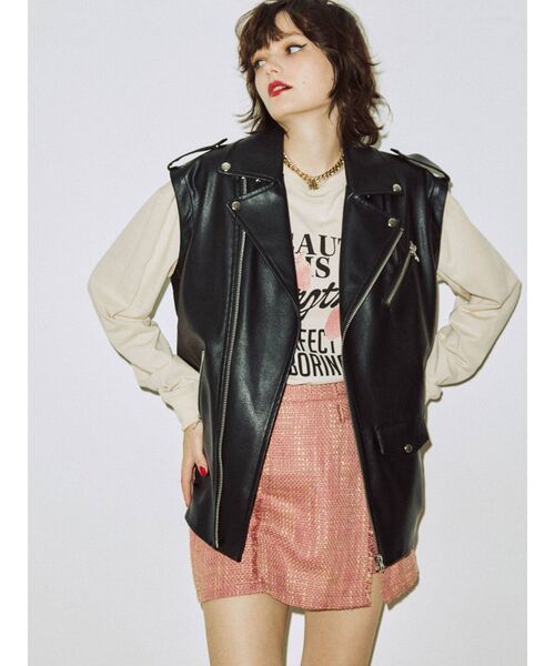 jouetie(ジュエティ)の「ツイードスカパン(その他パンツ・レディース・ブルー/ピンク/ブラック・MEDIUM)」の21枚目の写真
