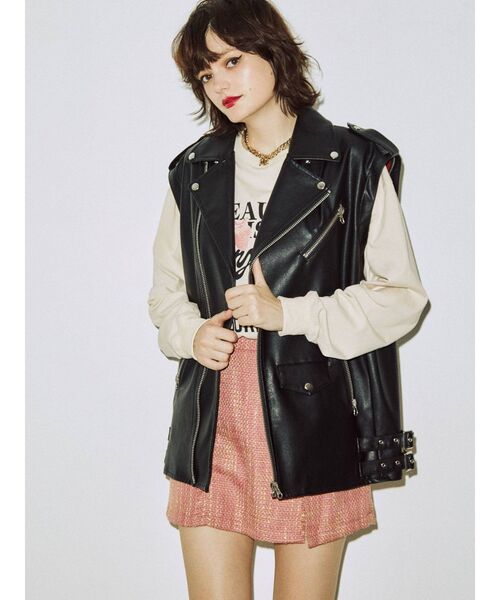 jouetie(ジュエティ)の「ツイードスカパン(その他パンツ・レディース・ブルー/ピンク/ブラック・MEDIUM)」の22枚目の写真