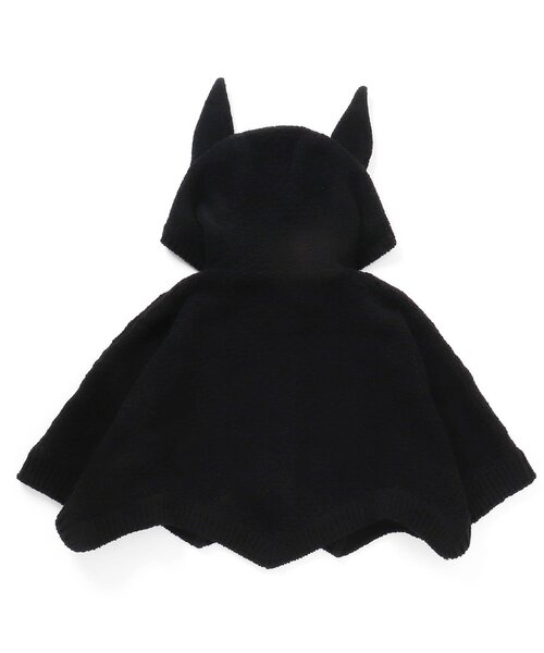 BREEZE（ブリーズ）の「ベビーニットマント（おくるみ・キッズ・ブラック/アイボリー・80）」の12枚目の写真