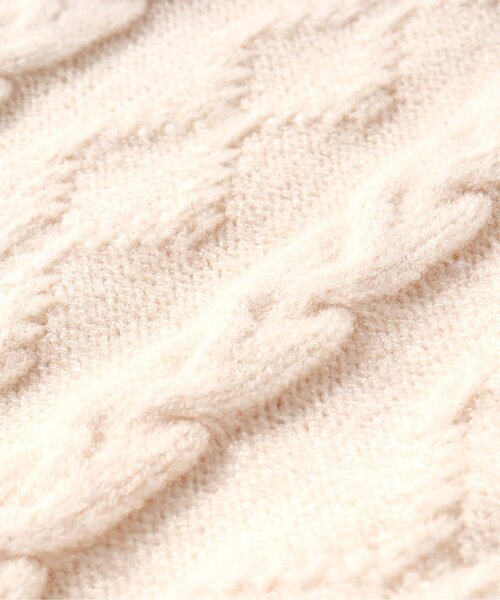 BREEZE（ブリーズ）の「ベビーニットマント（おくるみ・キッズ・ブラック/アイボリー・80）」の15枚目の写真