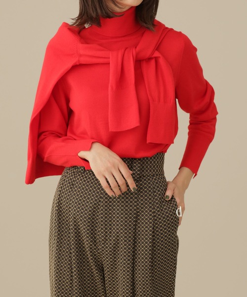 LB.03/毛玉レスニットタートルネックプルオーバー