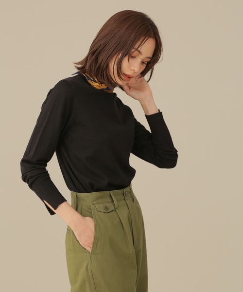 LB.03/毛玉レスニットタートルネックプルオーバー