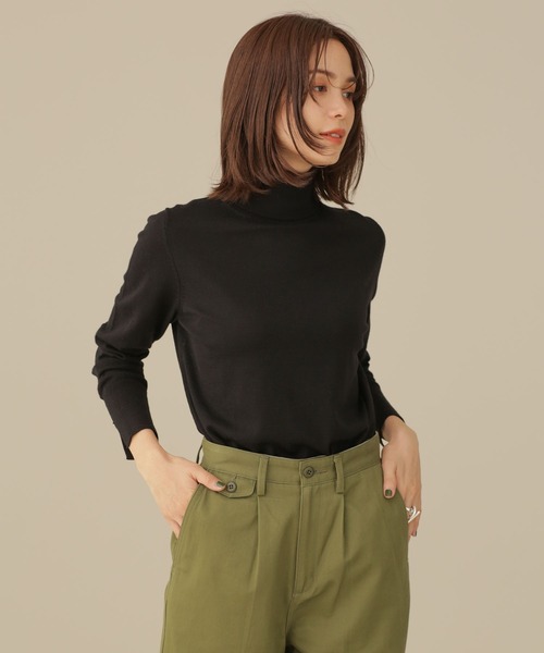 LB.03/毛玉レスニットタートルネックプルオーバー