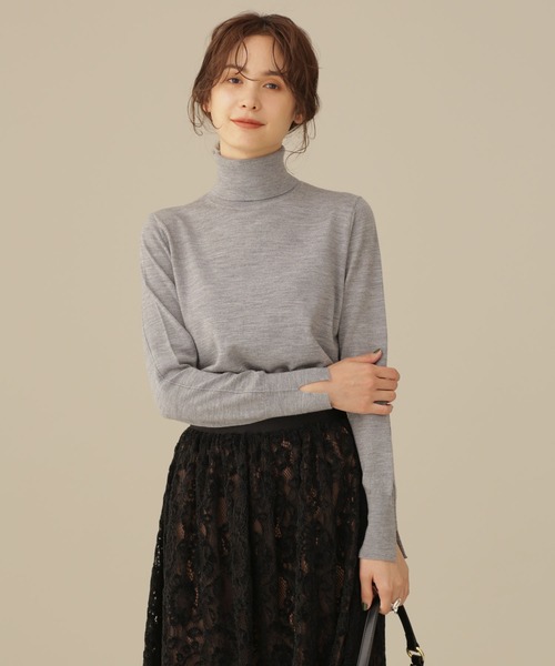 LB.03/毛玉レスニットタートルネックプルオーバー