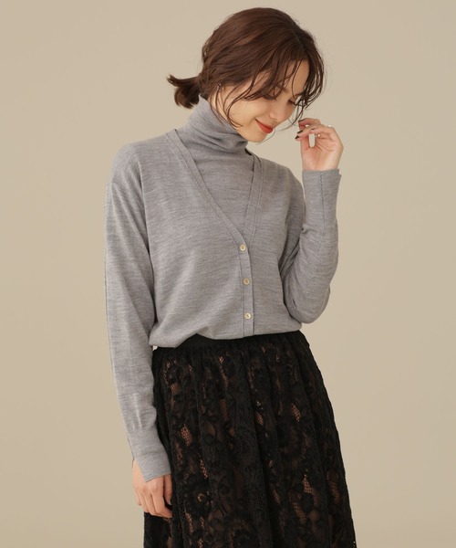 LB.03/毛玉レスニットタートルネックプルオーバー