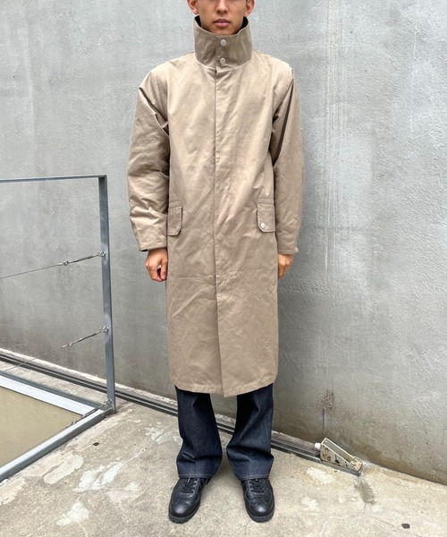 CIAOPANIC(チャオパニック)の「セパレートスリーブスタンドコート(トレンチコート・メンズ・オリーブ/ブラック/グレー・MEDIUM/LARGE)」の7枚目の写真