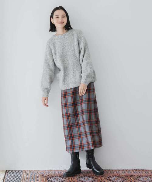 かぐれ（カグレ）の「タータンチェックストレートスカート
