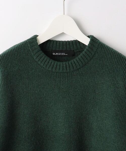 green label relaxing（グリーンレーベルリラクシング）の「Morley  クルー ニット（ニット/セーター・メンズ・ブラウン/ダークグリーン/オフホワイト・S/M/L）」の12枚目の写真