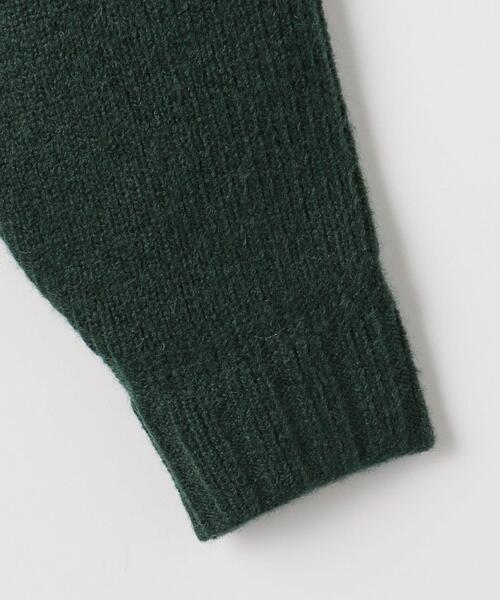 green label relaxing（グリーンレーベルリラクシング）の「Morley  クルー ニット（ニット/セーター・メンズ・ブラウン/ダークグリーン/オフホワイト・S/M/L）」の13枚目の写真