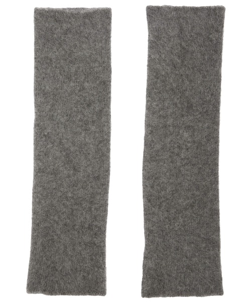 ALEXIA STAM（アリシアスタン）の「Basic Raccoon Knit Mitt / ベーシックラクーンニットミット（手袋・レディース・ベージュ/グレー/ブルー・FREE）」の7枚目の写真