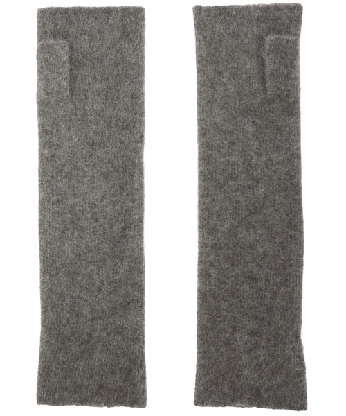 ALEXIA STAM（アリシアスタン）の「Basic Raccoon Knit Mitt / ベーシックラクーンニットミット（手袋・レディース・ベージュ/グレー/ブルー・FREE）」の10枚目の写真