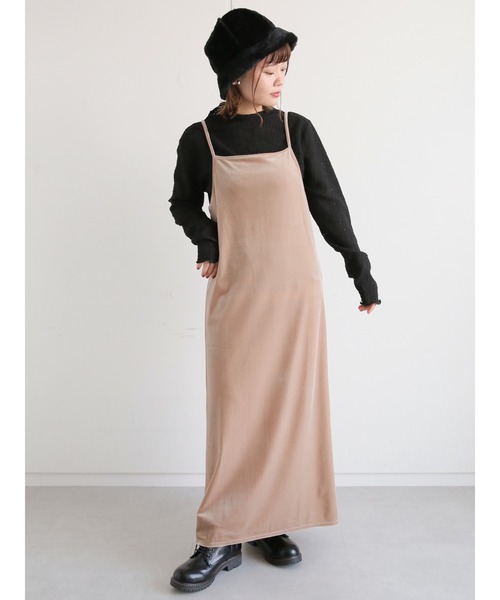 ehka sopo(エヘカソポ)の「花柄ジャカードカットソー(Tシャツ/カットソー・レディース・キナリ/ベージュ/ブラック・フリ-)」の18枚目の写真