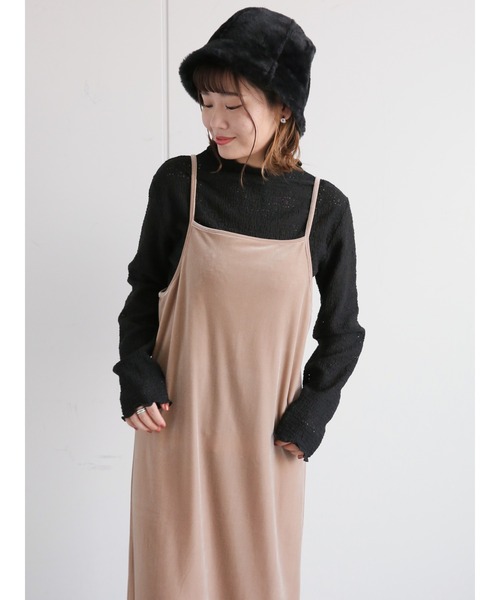 ehka sopo(エヘカソポ)の「花柄ジャカードカットソー(Tシャツ/カットソー・レディース・キナリ/ベージュ/ブラック・フリ-)」の20枚目の写真