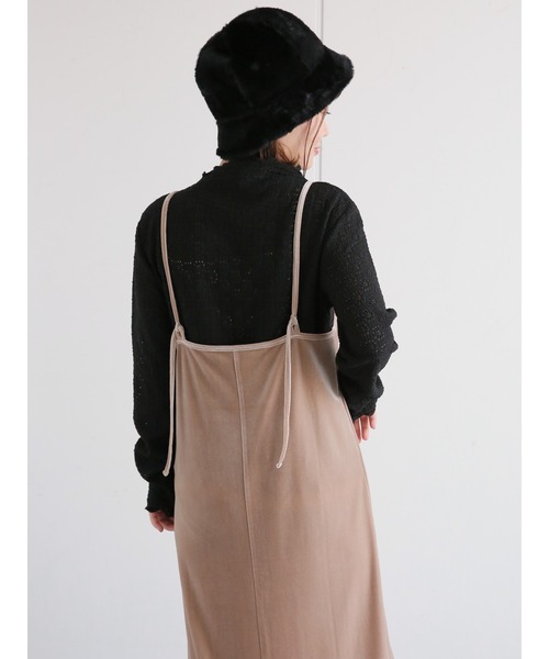 ehka sopo(エヘカソポ)の「花柄ジャカードカットソー(Tシャツ/カットソー・レディース・キナリ/ベージュ/ブラック・フリ-)」の21枚目の写真