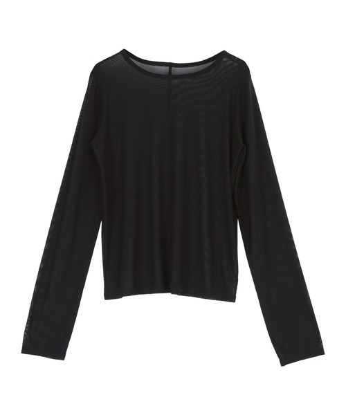 titivate(ティティベイト)の「クルーネックシアートップス(Tシャツ/カットソー・レディース・オレンジ/ラベンダー/ライトグリーン/アイボリー/ブラック・FREE)」の7枚目の写真