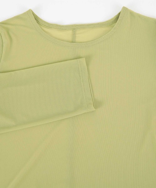 titivate(ティティベイト)の「クルーネックシアートップス(Tシャツ/カットソー・レディース・オレンジ/ラベンダー/ライトグリーン/アイボリー/ブラック・FREE)」の21枚目の写真