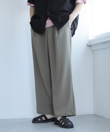 SENSE OF PLACE by URBAN RESEARCH | 『セットアップ対応』『イージーケア』 タックボリュームワイドスラックス(スラックス)