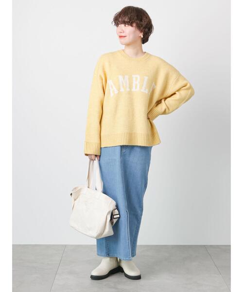 Lugnoncure（ルノンキュール）の「◎裏起毛デニムスカート（スカート・レディース・ブルー/ネイビー/ブラック・MEDIUM/LARGE）」の16枚目の写真