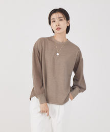 qualite | シアースリーブニット(ニット/セーター)