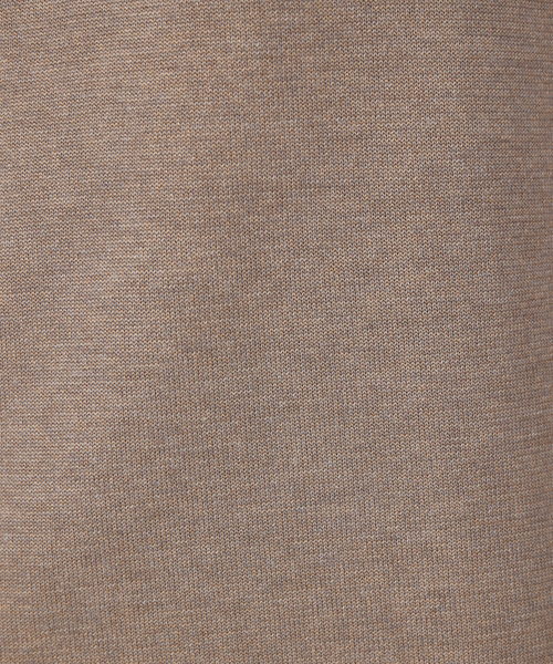 qualite（カリテ）の「シアースリーブニット（ニット/セーター・レディース・ダークベージュ/ダークネイビー/ホワイト・フリー）」の17枚目の写真