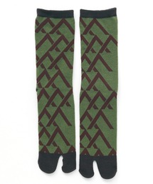 倭物やカヤ（ワモノヤカヤ）の「【倭物やカヤ】足袋型くつ下25～28cm WATARI 山（ソックス/靴下）」