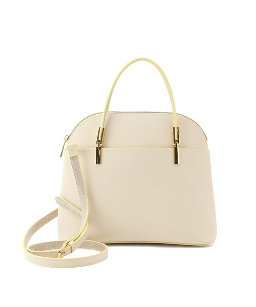 ROPE' PICNIC(ロペピクニック)の「軽量レクタンメタルミドルラウンドボストン&ショルダーバッグ(ショルダーバッグ・レディース・ベージュ系その他/ブラック系その他/ホワイト系その他5・FREE)」の10枚目の写真