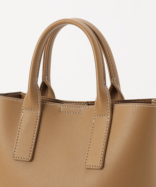 MONO　COMME CA（モノコムサ）の「縦ミニ トート ショルダー（ショルダーバッグ・レディース・ライトグリーン/ブラウン/ブラック/グレイッシュベージュ・FREE）」の21枚目の写真