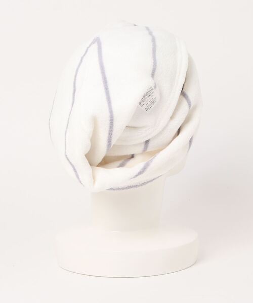 gelato pique（ジェラートピケ）の「吸水速乾ヘアキャップ（ランドリーグッズ・レディース・ストライプ/アイボリー・FREE）」の7枚目の写真