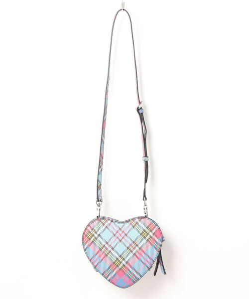 Vivienne Westwood(ヴィヴィアンウエストウッド)の「4304006M-S000V-LALOUISE HEART CROSSBODY(ボディバッグ/ウエストポーチ・レディース・チェック・FREE)」の2枚目の写真